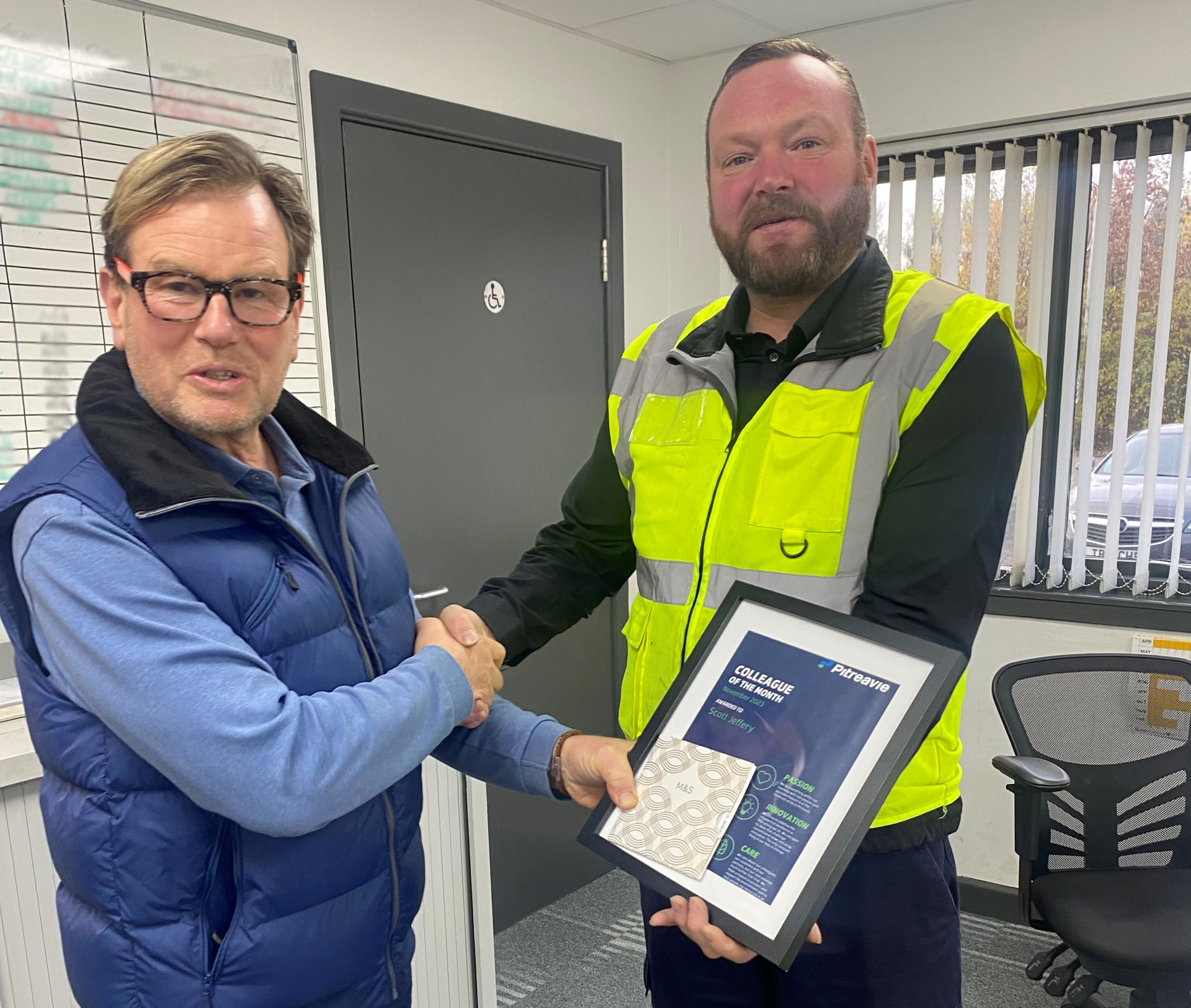 Pitreavie Packaging Colleague of the Month November 2023